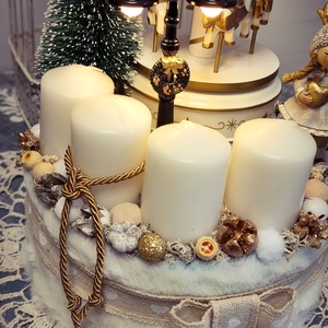 Adventi box - karácsony - adventi díszek - adventi koszorú - Meska.hu