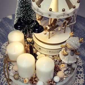 Adventi box - karácsony - adventi díszek - adventi koszorú - Meska.hu