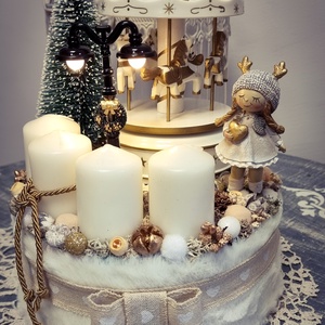 Adventi box - karácsony - adventi díszek - adventi koszorú - Meska.hu