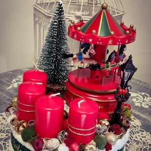 Adventi doboz - karácsony - adventi díszek - adventi asztaldísz - Meska.hu