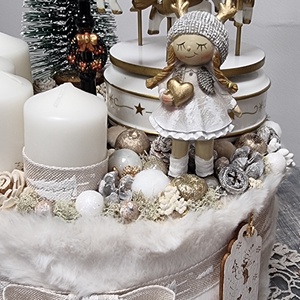 Adventi doboz - karácsony - adventi díszek - adventi asztaldísz - Meska.hu
