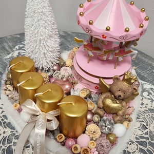 Szív alakú adventi doboz - Meska.hu