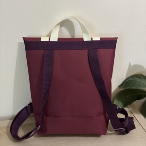 Roll-up női hátizsák eladó - táska & tok - hátizsák - roll top hátizsák - Meska.hu