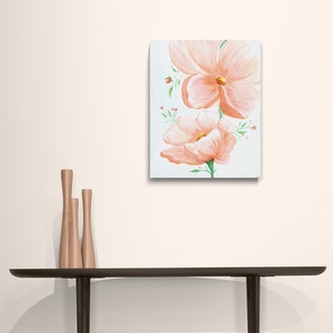 Bazsarózsapár kép, Art print eredeti festmény alapján, limitált kiadás többféle méretben  - otthon & életmód - dekoráció - kép & falikép - kép & falikép - Meska.hu