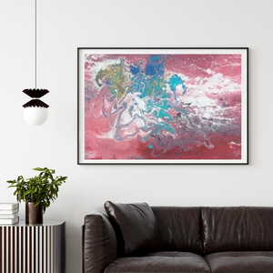 'Tündérmese' absztrakt festmény - eredeti festményem art print változata. Limitált kiadás - otthon & életmód - dekoráció - kép & falikép - kép & falikép - Meska.hu