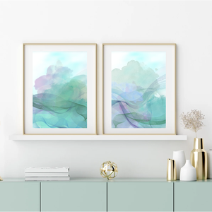 Absztrakt modern képek a hanulatos otthonért / 2db Művészi art print. Limitált kiadásban többféle méretben, Otthon & Lakás, Dekoráció, Kép & Falikép, Vászonkép, Festészet, Fotó, grafika, rajz, illusztráció, Meska