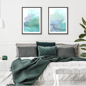 Absztrakt modern képek a hanulatos otthonért / 2db Művészi art print. Limitált kiadásban többféle méretben - otthon & életmód - dekoráció - kép & falikép - vászonkép - Meska.hu