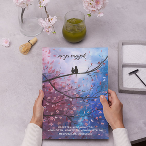 Anya vagyok - Különleges inspirációs festmény anyukáknak. Motivációs kép szeretettel kismamáknak, anyukáknak - művészet - grafika & illusztráció - művészi nyomat - Meska.hu