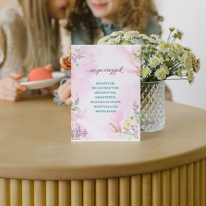 Anya vagyok - Különleges inspirációs festmény anyukáknak. Motivációs kép szeretettel kismamáknak, anyukáknak - művészet - grafika & illusztráció - művészi nyomat - Meska.hu