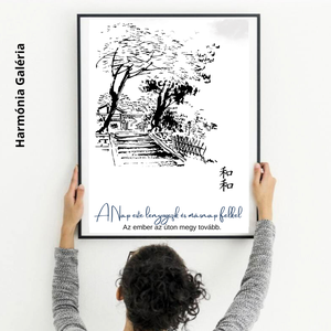 Motivációs kép.Jeles alkalomra, szomorúság ellen, nagy változásokhoz, mérföldkövet ünnepelni.Az életet ünneplő idézettel - művészet - grafika & illusztráció - művészi nyomat - Meska.hu