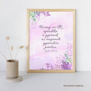 Gyermekáldásra, anyukáknak, nagymamáknak keresztény kép - művészet - grafika & illusztráció - művészi nyomat - Meska.hu