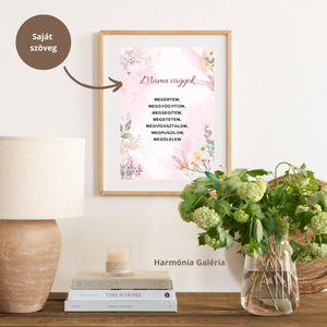 Mama vagyok - Különleges inspirációs festmény nagymamáknak. Saját szöveggel kérhető. Ajándék nagymamának - művészet - grafika & illusztráció - művészi nyomat - Meska.hu
