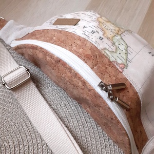 Dél-Amerika térképmintás övtáska, kistáska, crossbody - táska & tok - övtáska - Meska.hu