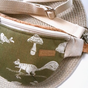 Erdőlakók, zöld Övtáska, Kistáska, Crossbody - táska & tok - övtáska - Meska.hu