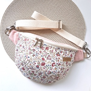 Nyári, apró virágmintás Övtáska, Kistáska, Crossbody  - táska & tok - övtáska - Meska.hu