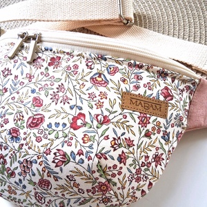 Nyári, apró virágmintás Övtáska, Kistáska, Crossbody  - Meska.hu