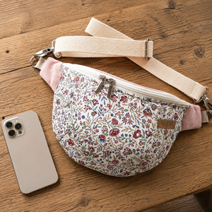 Nyári, apró virágmintás Övtáska, Kistáska, Crossbody  - Meska.hu