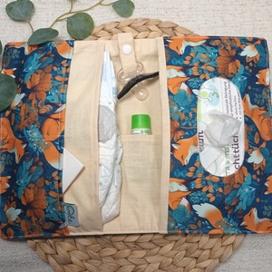 Prémium pelenkázó neszeszer textilbőrrel - táska & tok - Meska.hu