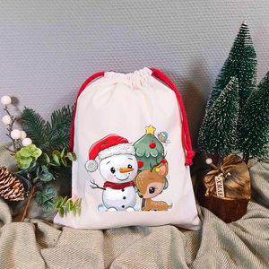 Mikulászsák nyomott mintával - Meska.hu