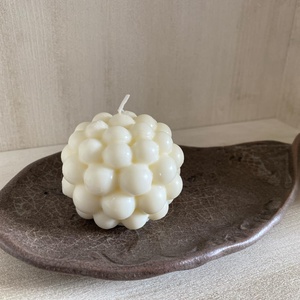 Gömb alakú bubi gyertya - otthon & életmód - gyertya, illat, aroma - gyertya - Meska.hu