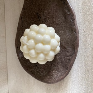 Gömb alakú bubi gyertya - otthon & életmód - gyertya, illat, aroma - gyertya - Meska.hu