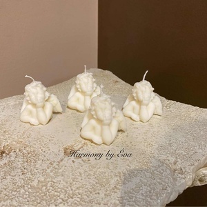 Angyal, télapó, mézesfigura, szarvas, hullám oszlop - esküvő - dekoráció - gyertya & gyertyatartó - Meska.hu