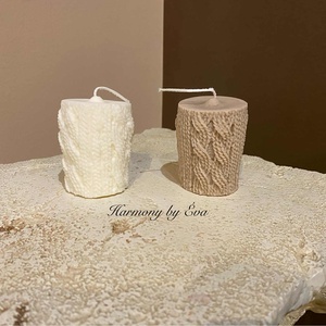 Karácsonyi gyertyák - esküvő - dekoráció - gyertya & gyertyatartó - Meska.hu