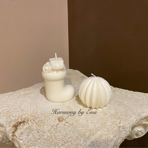 Karácsonyi gyertyák - esküvő - dekoráció - gyertya & gyertyatartó - Meska.hu