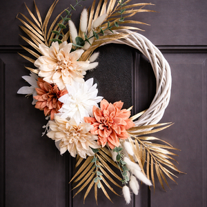 Elegáns kopogtató, Otthon & Életmód, Dekoráció, Ajtó- és ablak dekoráció, Ajtódísz & Kopogtató, Virágkötés, MESKA