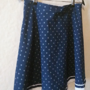 MAGYARKA - Népies kékfestő szoknya madeira csipkével - gyermek és felnőtt méretekben rendelhető a variációk menüben - ruha & divat - női ruha - szoknya - Meska.hu