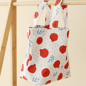 Vízálló Ecobag uzsonnás, ebédes táska - Gránátalma dizájn - táska & tok - uzsonna- & ebéd tartó - ebéd tasak, doboz - Meska.hu