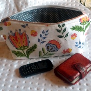 Ecobag - kézitáska, uzsonnás táska -vállon átvehető kivitelben is rendelhető- Mezei virágok - táska & tok - kézitáska & válltáska - vállon átvethető táska - Meska.hu