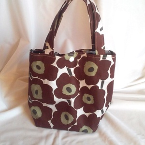 Marimekko mini táska - Brown Poppy - Meska.hu