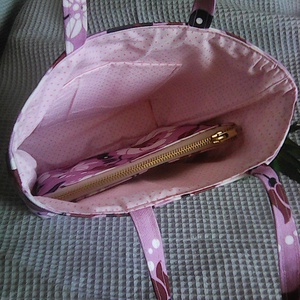 Mini bag   - kézitáska, uzsonnás táska -népi madárkás - táska & tok - uzsonna- & ebéd tartó - ebéd tasak, doboz - Meska.hu