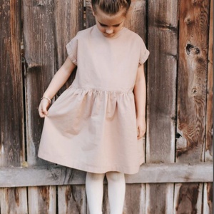Bő szabású leányka ruha - 100% pamut -több méretben is  0-8 éves korig - ruha & divat - babaruha & gyerekruha - ruha - Meska.hu
