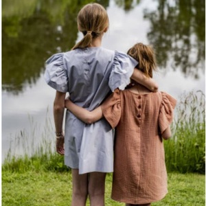 Bő szabású leányka ruha - több méretben is  2-12 éves korig Szettben is- LILLA DRESS - Meska.hu