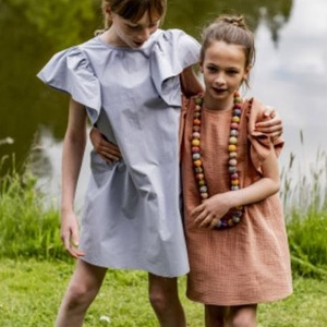 Bő szabású leányka ruha - több méretben is  2-12 éves korig Szettben is- LILLA DRESS - ruha & divat - babaruha & gyerekruha - ruha - Meska.hu
