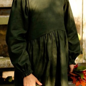 Bő szabású leányka ruha - több méretben is  2-12 éves korig - CECILE DRESS - ruha & divat - babaruha & gyerekruha - ruha - Meska.hu