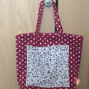 Vintage stílusú Shopper - bevásárló táska -, Táska & Tok, Bevásárlás & Shopper táska, Shopper, textiltáska, szatyor, Varrás, MESKA