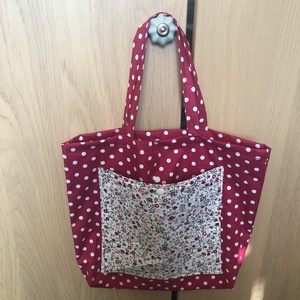Vintage stílusú Shopper - bevásárló táska - - táska & tok - bevásárlás & shopper táska - shopper, textiltáska, szatyor - Meska.hu