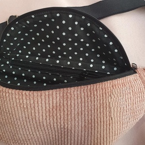 Minimalist kordbársony  cross-body/övtáska - Hip Bag - állítható vállpánt, vízálló béléssel is - egyéb színekben is - táska & tok - hátizsák - hátizsák - Meska.hu