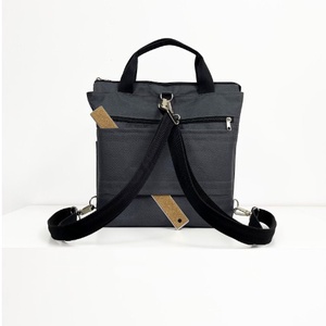Szürke kézitáska/ crossbody bag/háti - GREY MINIMAL - táska & tok - hátizsák - roll top hátizsák - Meska.hu