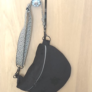 Minimalist kordbársony  övtáska - Hip Bag MAXI méret - táska & tok - hátizsák - hátizsák - Meska.hu