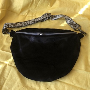 Minimalist kordbársony  övtáska - Hip Bag MAXI méret, Táska & Tok, Hátizsák, Hátizsák, Varrás, MESKA