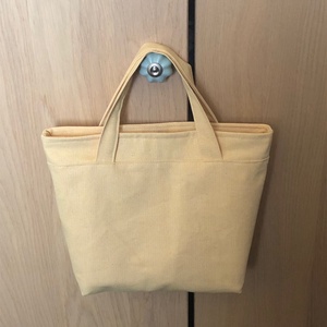 Mini bag   - kézitáska, uzsonnás táska -CREAMY YELLOW - Meska.hu
