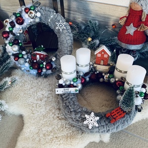 Karácsonyi házikós adventi szett - Meska.hu