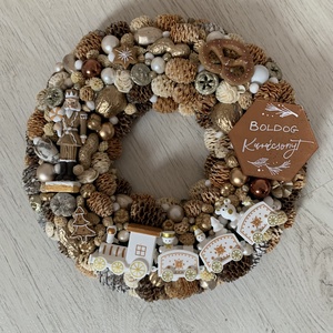 Diótörő arany varázs ajtódísz, Karácsony, Adventi díszek, Adventi asztaldísz, Mindenmás, MESKA