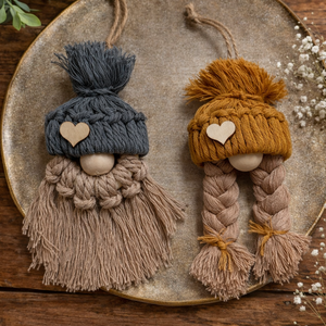 Makramé manópár - Meska.hu