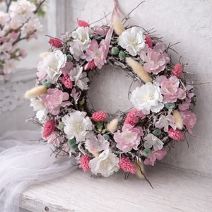 Tavaszi ajtódísz 26 cm-es - Meska.hu