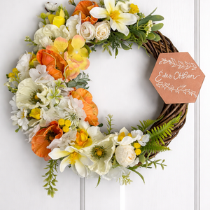 Tavaszi ajtódíszek 35 cm-es - otthon & életmód - dekoráció - ajtó- és ablak dekoráció - ajtódísz & kopogtató - Meska.hu